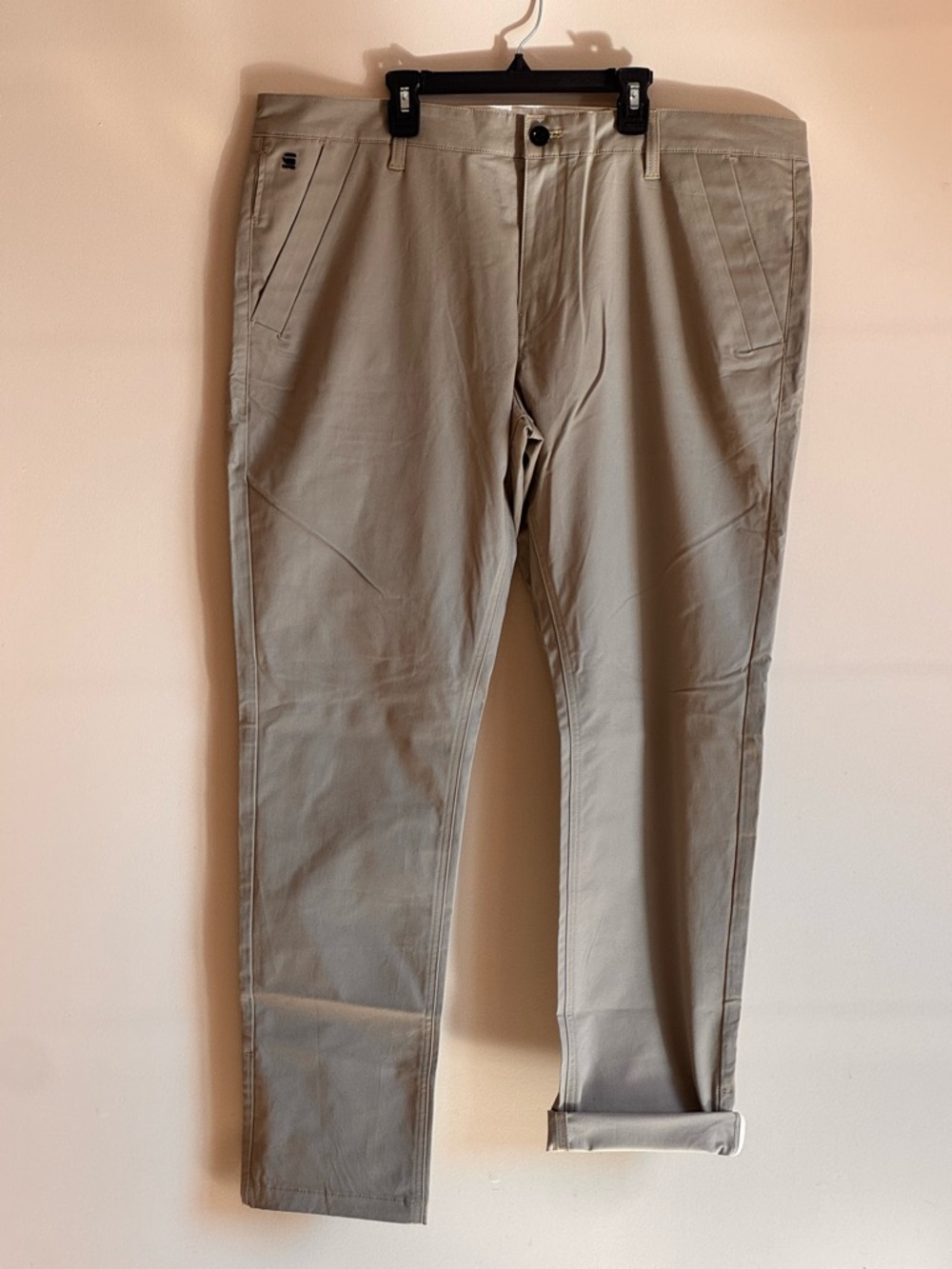 G-Star Slim Straight Chino Pants - Light Khaki